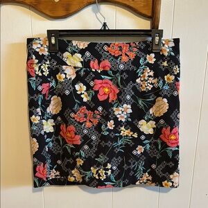 Zac & Rachel Multicolor Floral Skort